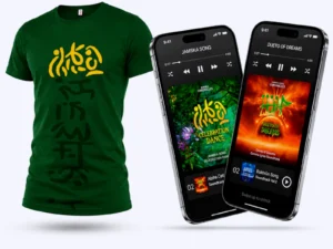 Camiseta Jamska Music Pack